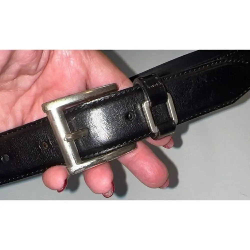Fossil Women's‎ Leather Belt Size M Medium BT7862001 Black